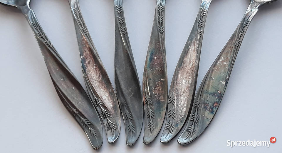 Posrebrzane łyżeczki do kawy mokki AMERYKAŃSKI Dąbrowa Górnicza