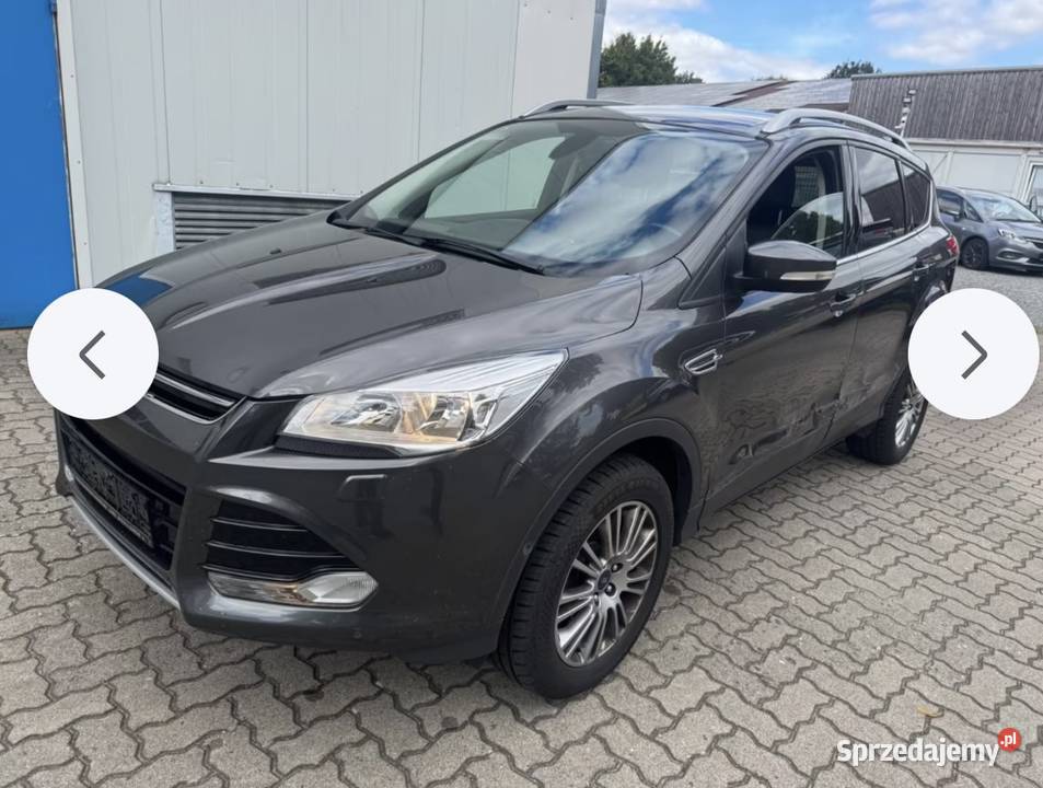 Ford Kuga 4x4 2015 pół skóra z Niemiec super isofix dolnośląskie Jelenia Góra