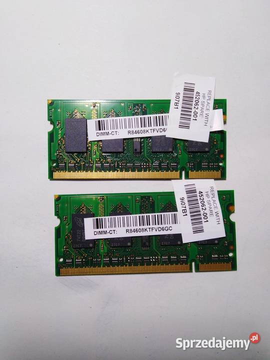 Pamięć 2GB DDR2 667 2x 1GB