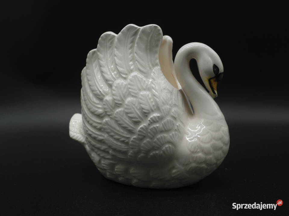 Figurka doniczka łabędź Raszków