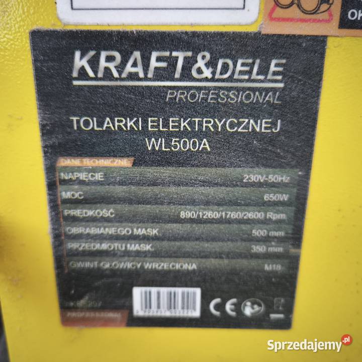 Tokarka do drewna Kraft Delle używana Biedrzykowice sprzedam