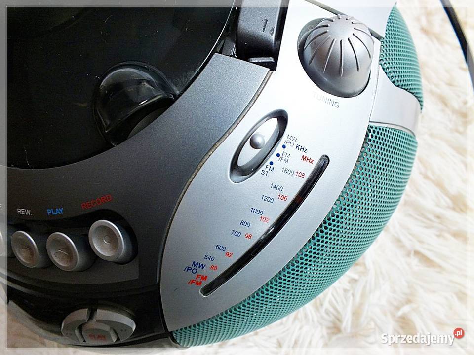 Radioodtwarzacz AudioSonic CD429 na kasety Odtwarzacze CD i MD