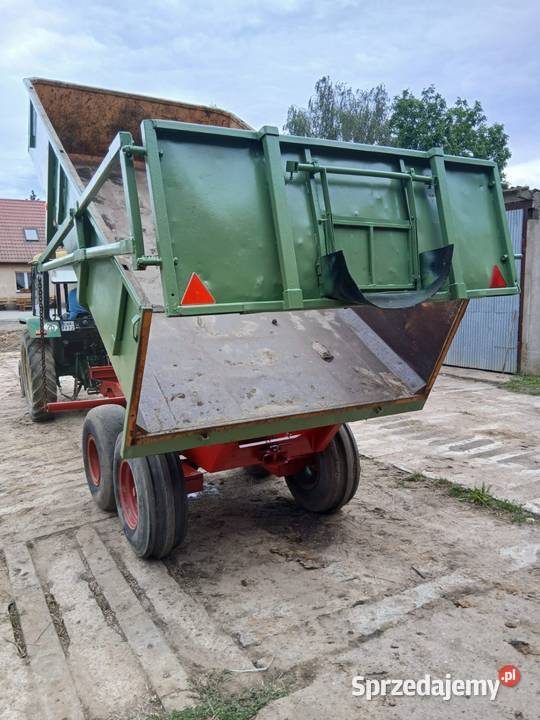 Przyczepa tandem skorupowa miedema nieuszkodzony Plesewo