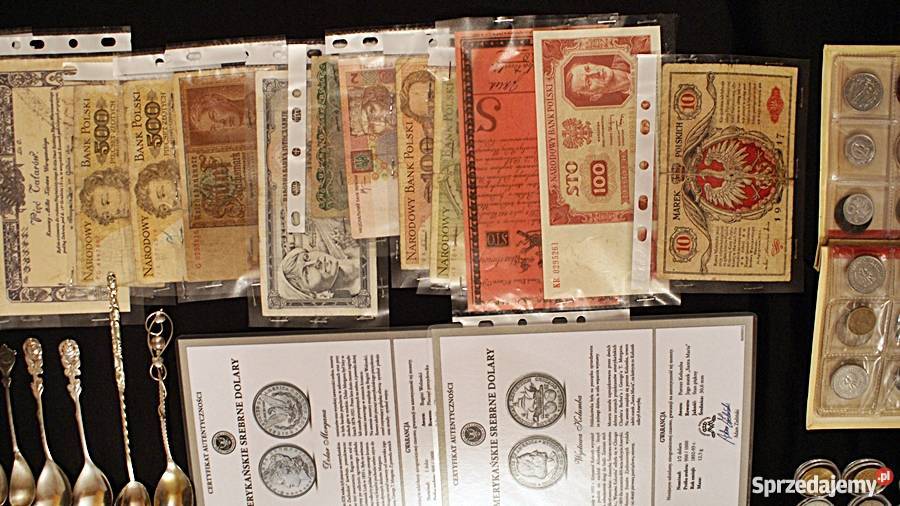 Kolekcja monet zbiór numizmatów kolekcjonera Kalisz