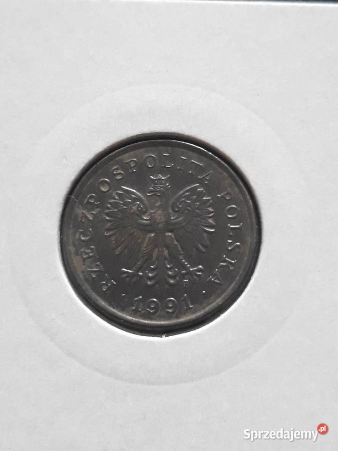 5 Groszy 1991 r UNC patyna Konin sprzedam