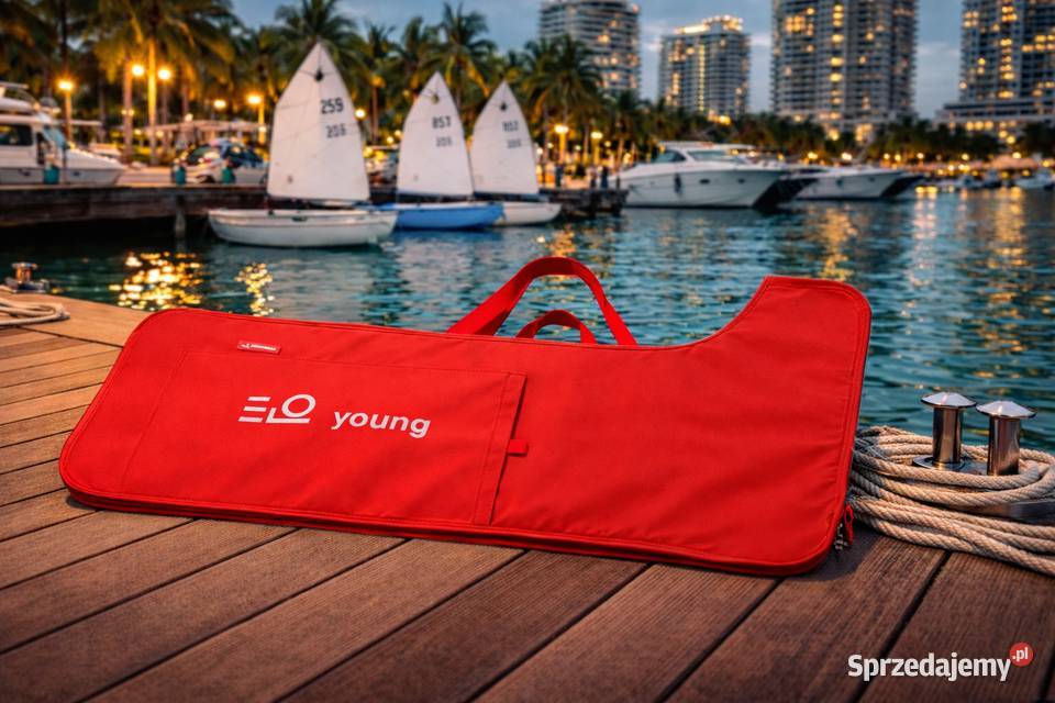 Pokrowiec na ster i miecz Optimist ELO Young Giżycko