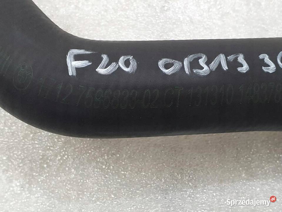 RURA WĄŻ WODY BMW F20 16 osobowe