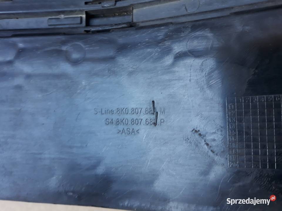 AUDI A4 B8 LIFT SLINE KRATKA ZDERZAKA LEWA PRZÓD Międzychód