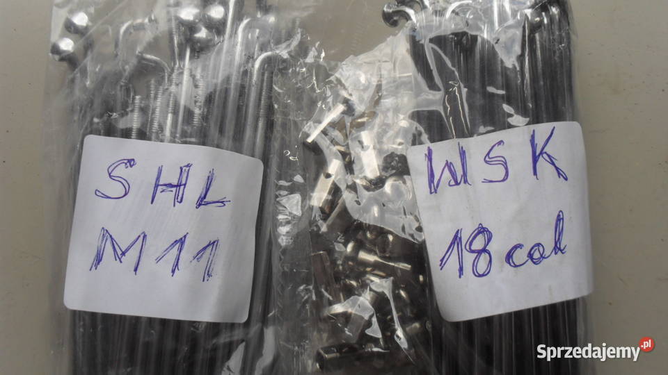 Szprychy SHLM11 19 i WSK 18 Tłuszcz