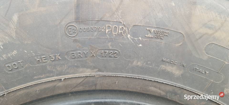36580r20 145r20 Michelin XZL 80 bez napraw 2022r Opony rolnicze Nowe Miasto Lubawskie