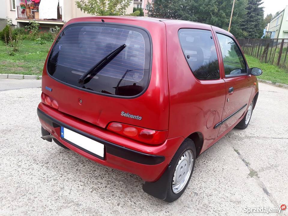 Fiat Seicento Young 900 2000 Zadbany Bez Wkładu wiśniowy podkarpackie Jasło