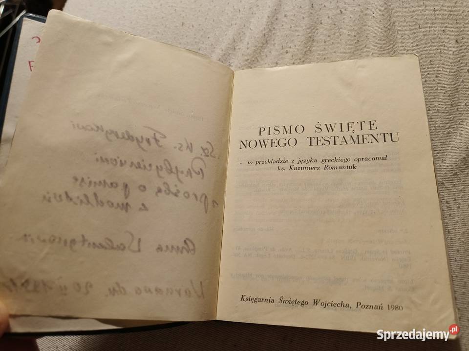 Sprzedam biblie z autografem Anny Walentynowicz Bytom