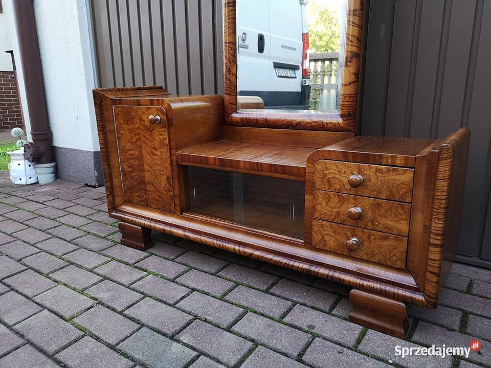 Toaletka ARTDECO Orzech Unikat Stara Antyk Swarzędz