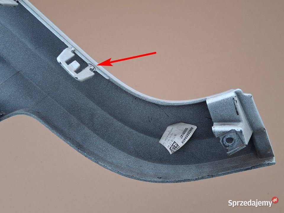 MERCEDES ACTROS MP4 OSŁONA NAROŻNIK ZDERZAKA Bieleń