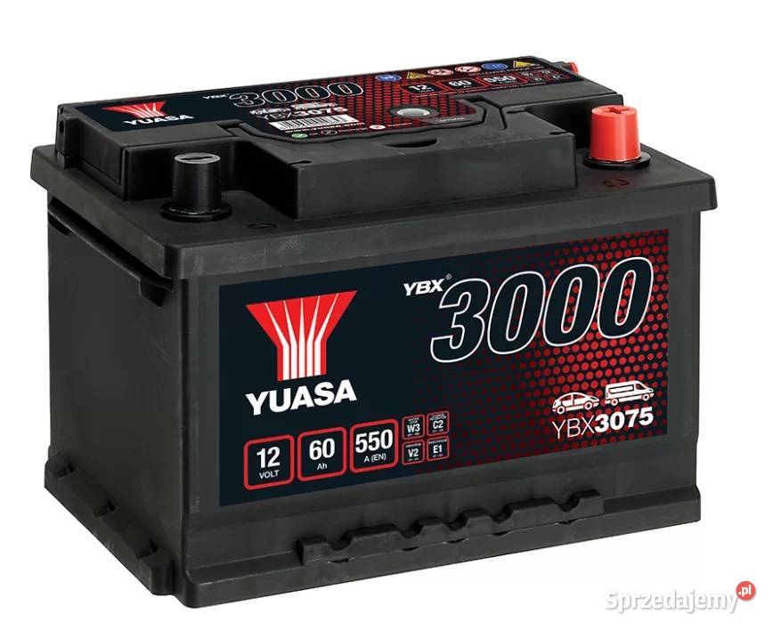 Akumulator Yuasa Standard 12V 60Ah 550A Prawy Mielec sprzedam