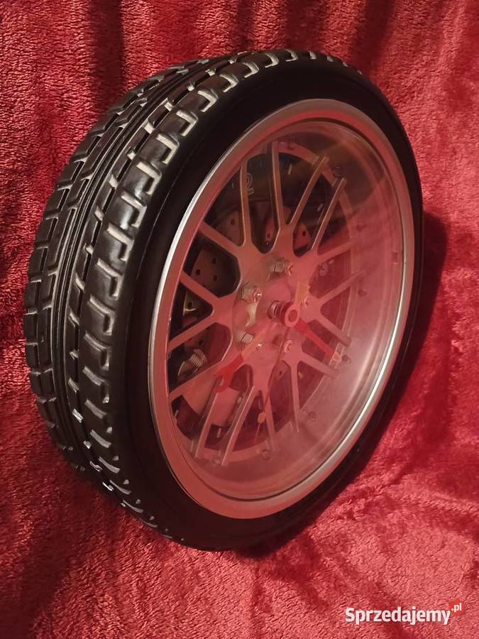 Zegar ścienny koło samochodowe 3D mazowieckie Warszawa sprzedam