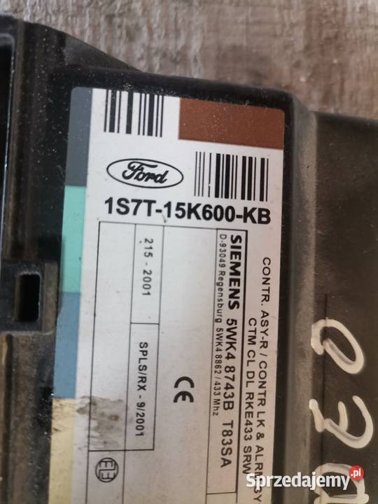 Komputer Moduł Komfortu Ford Mondeo MK3 Wisznice sprzedam
