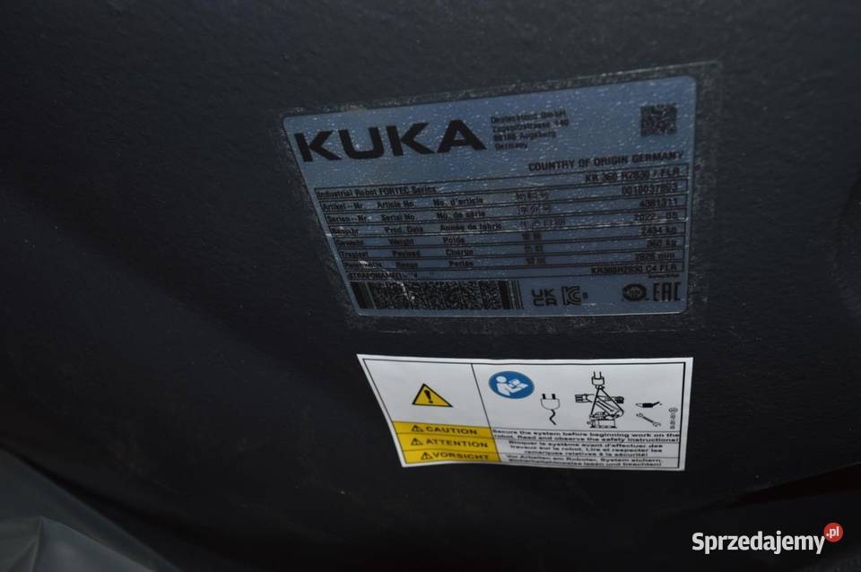 Robot przemysłowy KUKA KR360R2830FLR sn 4381311 śląskie Częstochowa
