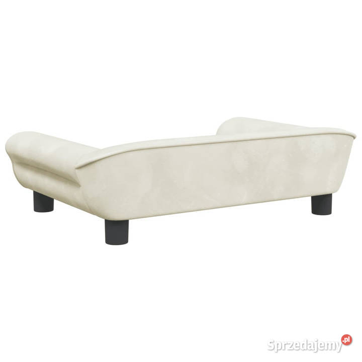 Sofa dzieci kremowa 70x45x26 aksamit WM3196406 Warszawa