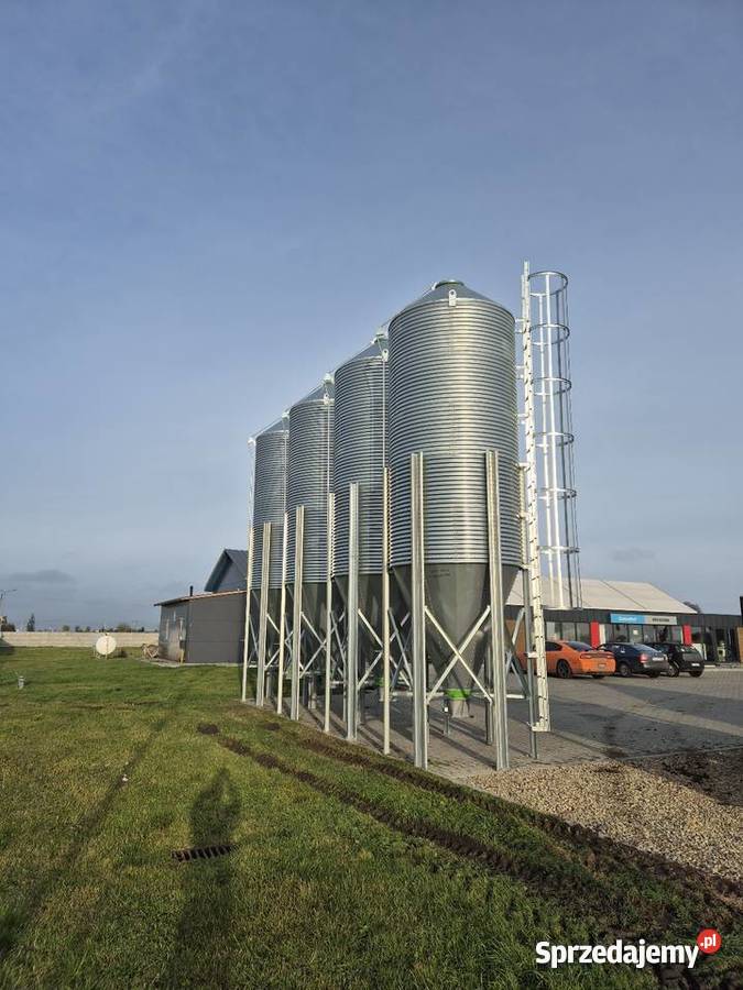 Silos paszowy o pojemności 1281 T Zbiorniki
