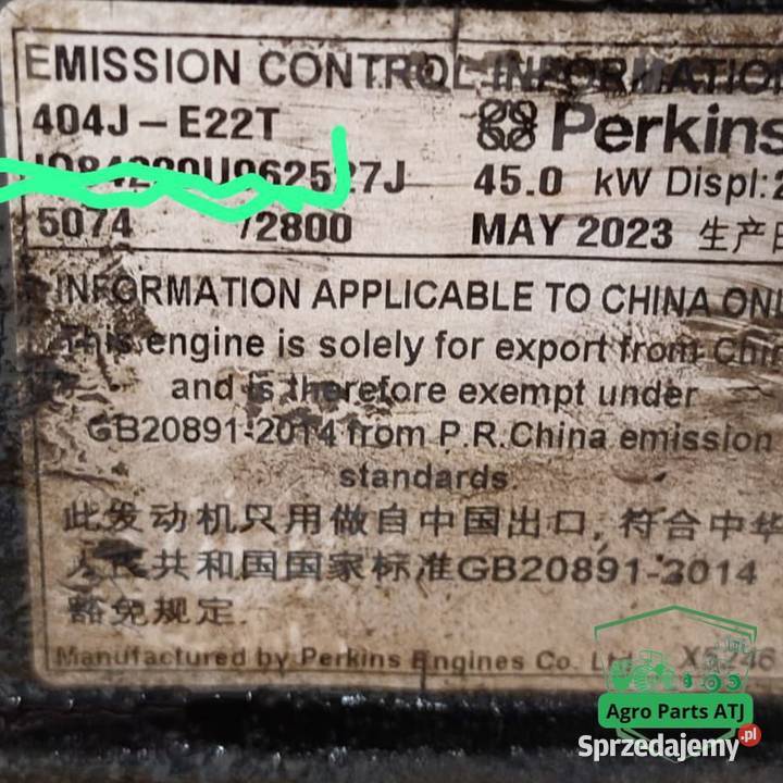 Moduł ECM sterujący silnik 559631402 PERKINS Ciechanowiec