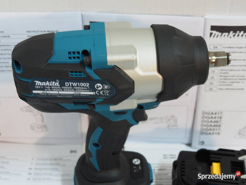 MAKITA DTW 1002 klucz udarowy 1600Nm bateria 6ah Michałowice sprzedam