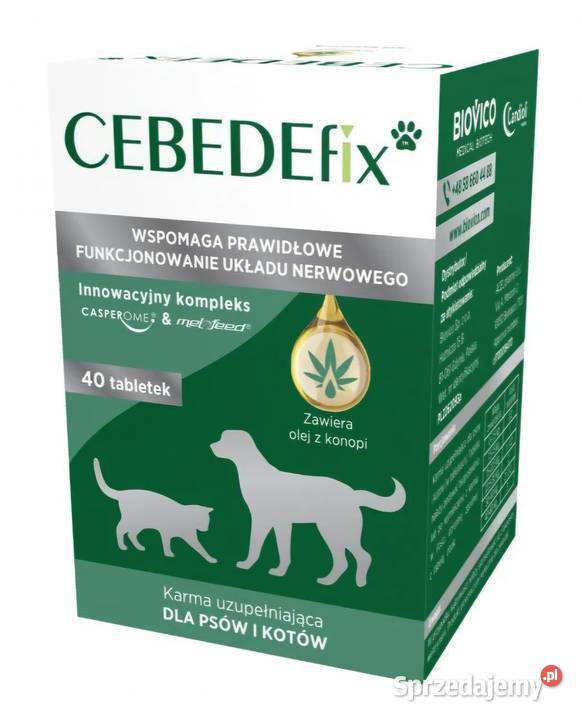 BIOVICO CEBEDEfix 40 tabletek psów i kotów