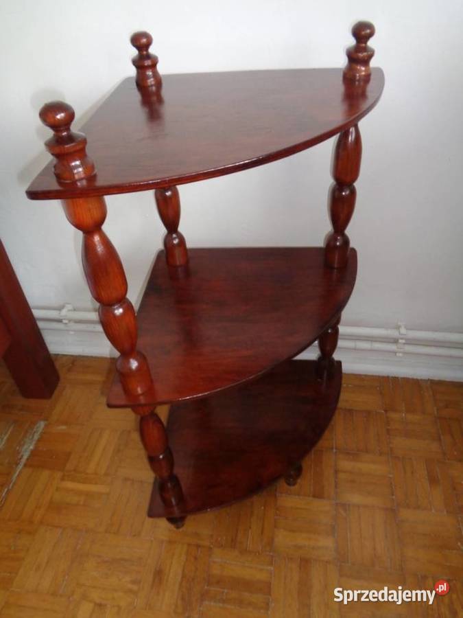 Regalik narożny sosnowy wielkopolskie