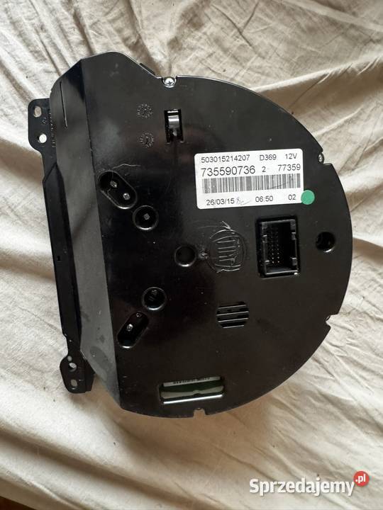 Fiat 500 zegary 735590736 UK Mile Brzeszcze