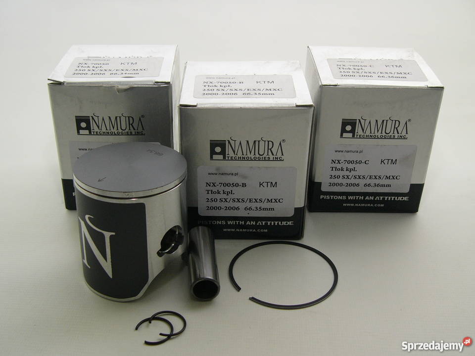 TŁOK komplet tłokowy NAMURA 6635 mm selB EXC 250 Zabrze
