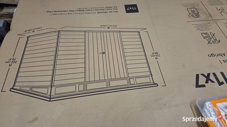 Domek na narzędzia do ogrodu Keter Cortina 20 Świnna