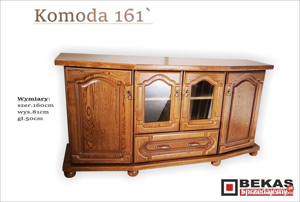 Komoda RTv 161 Nowa Dąb Bekas Producent Stylowa dolnośląskie Ciechanowice sprzedam