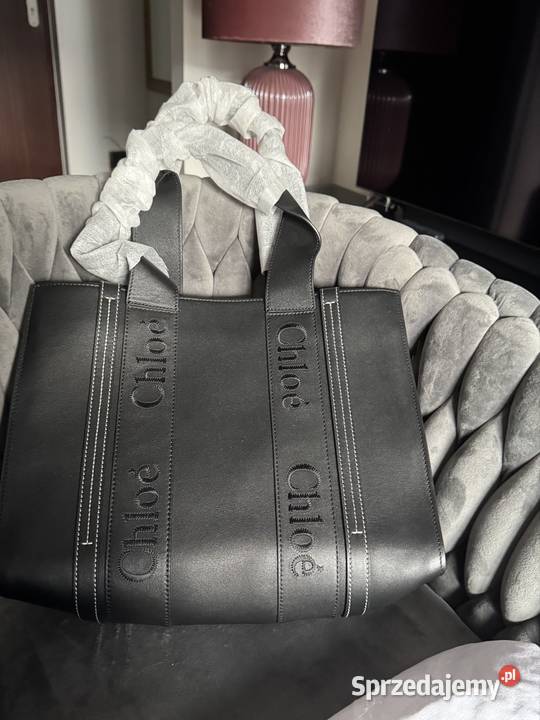 Chloe shopper bag piekna duża skórzana torebka