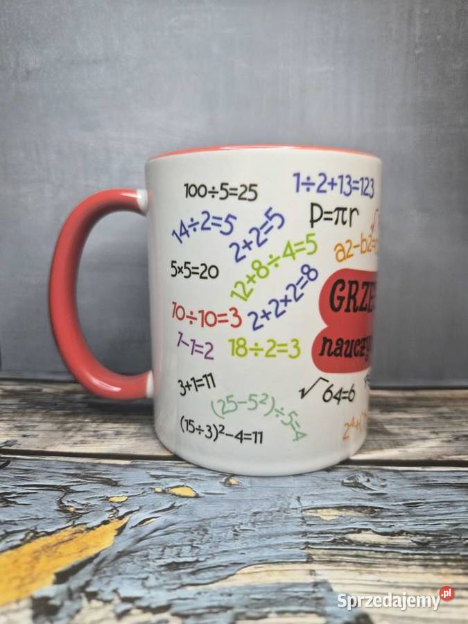 Niegrzeczny grzeszny Kubek z błędami Nauczyciela Warszawa