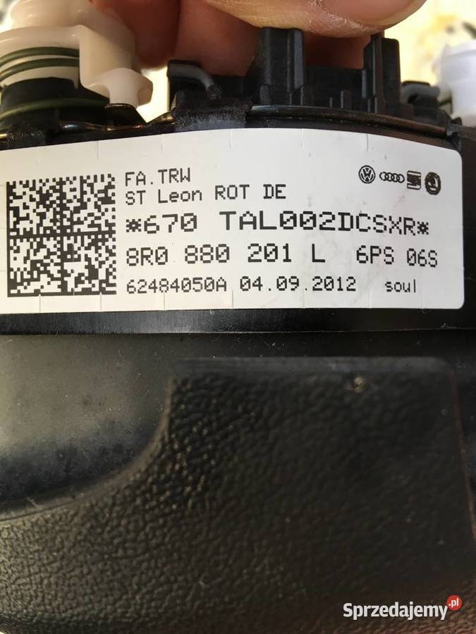 air bag poduszka powietrzna audi a4 a6 Q5 8R Q7 sprzedam