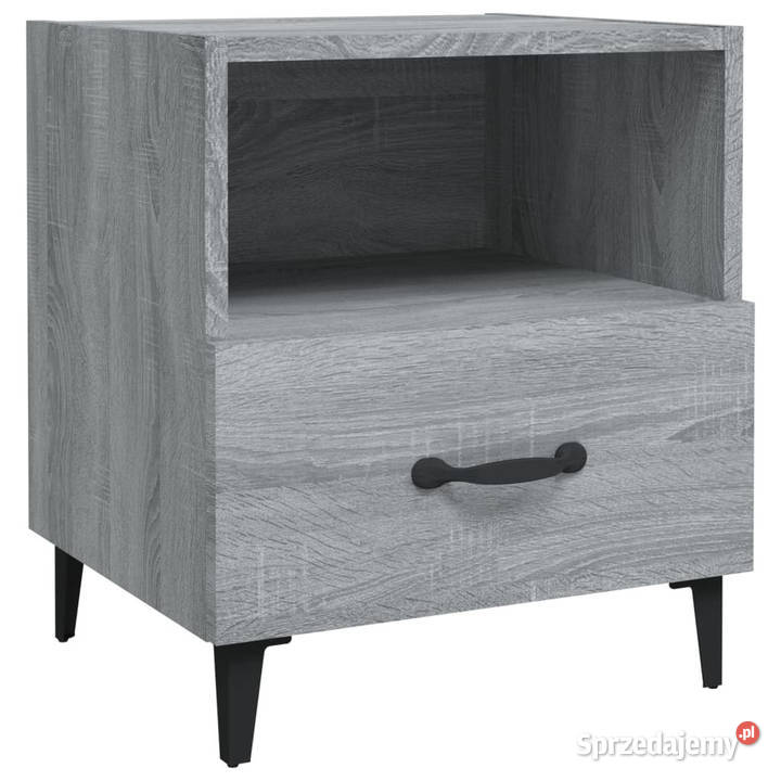 Szafki nocne 2 szary dąb sonoma materiał sprzedam