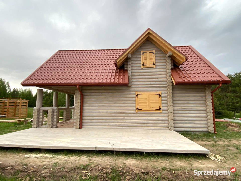 DOM Z BALI OKRĄGŁYCH 70 m2 DWA TARASY podkarpackie Rzeszów