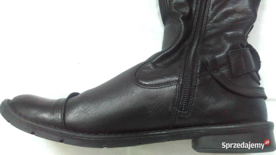 BUTY czarne KOZAKI damskie r 375 przejściowe Białystok