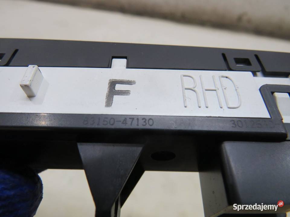 KONTROLKA ZAPIĘCIA PASÓW PRIUS III LIFT Czujniki