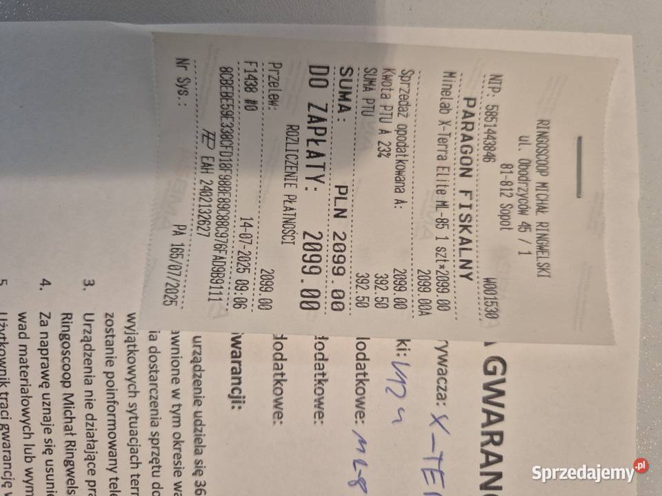 Wykrywacz Xtera elite Jasienica Dolna sprzedam