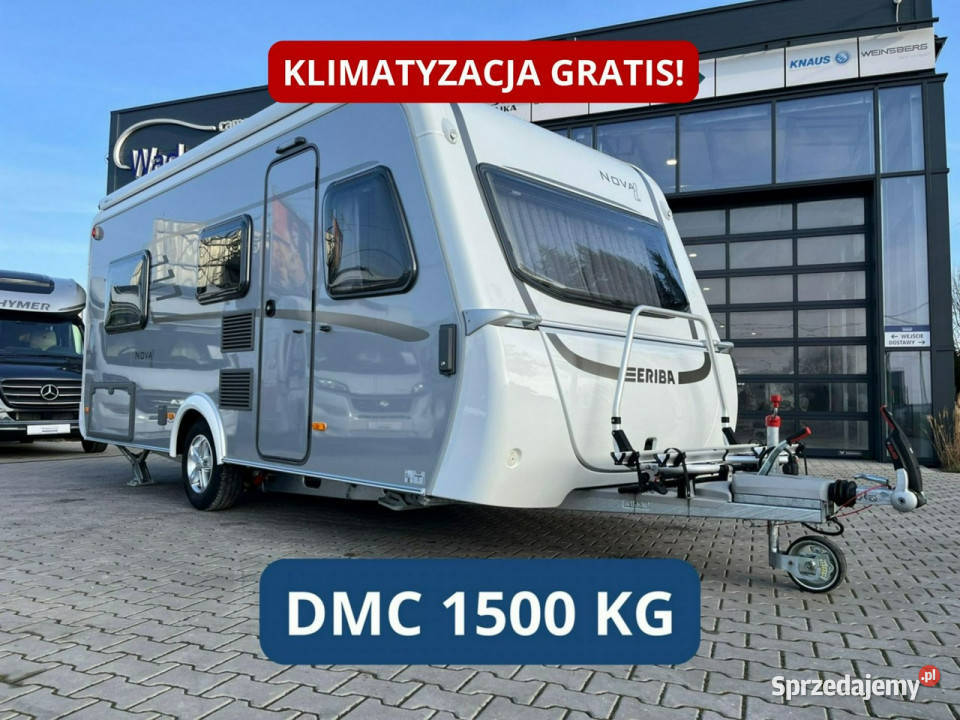 przyczepy kempingowe HymerEriba Nova Light 442 pełny VAT Janki