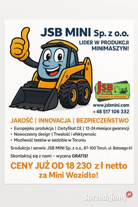 Ładowarka Koparka Wozidło NOWE 2025 Producenta kujawsko-pomorskie