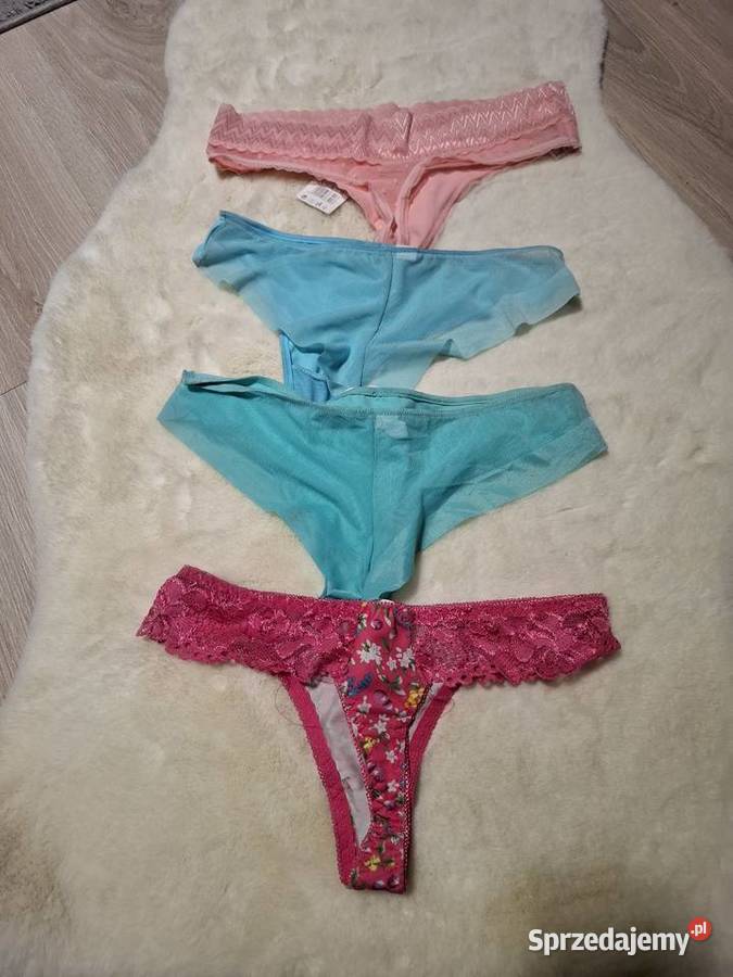 Komplet 4 sztuk stringów kolorowych Kielce