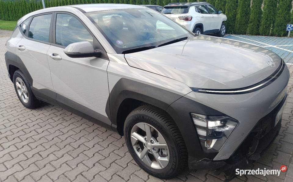 Hyundai Kona 2024 lekko uszkodzony Kawęczyn
