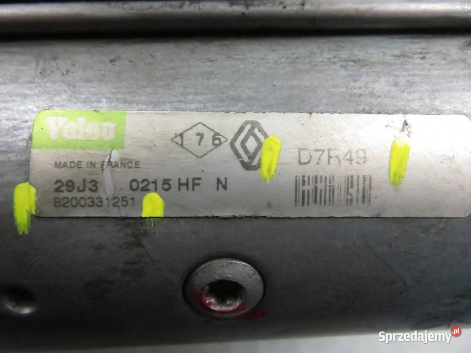 ROZRUSZNIK RENAULT SCENIC II 19 DCI 8200331251