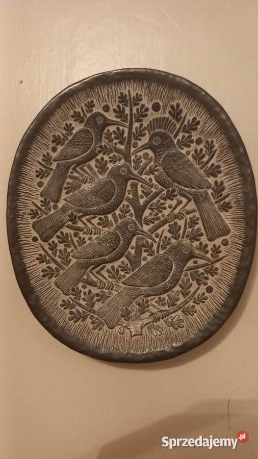 Stefan Kniatautorska patera ceramiczna wielkopolskie Poznań sprzedam