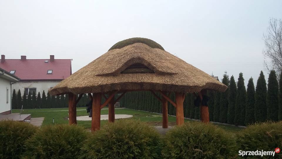 Altany huśtawki kryte trzcina strzecha Konin sprzedam