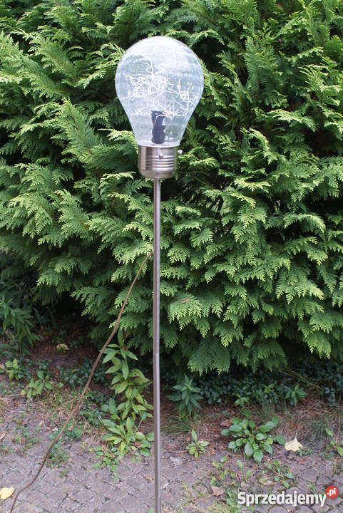Lampa podłogowa duża żarówka Warszawa sprzedam
