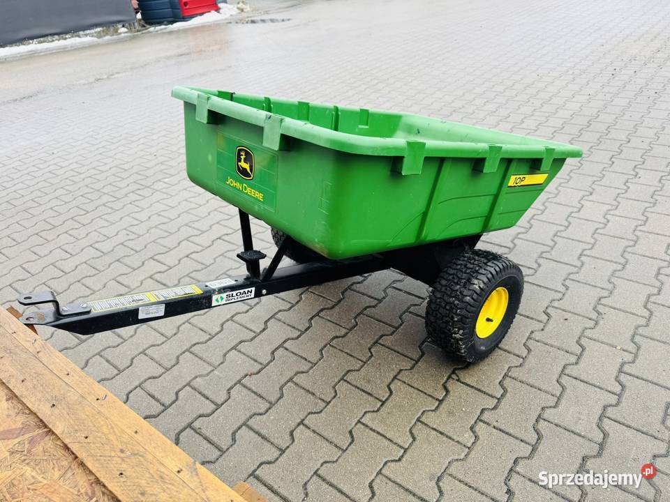 Przyczepka John Deere 10P z wywrotem do Dom i Ogród podlaskie