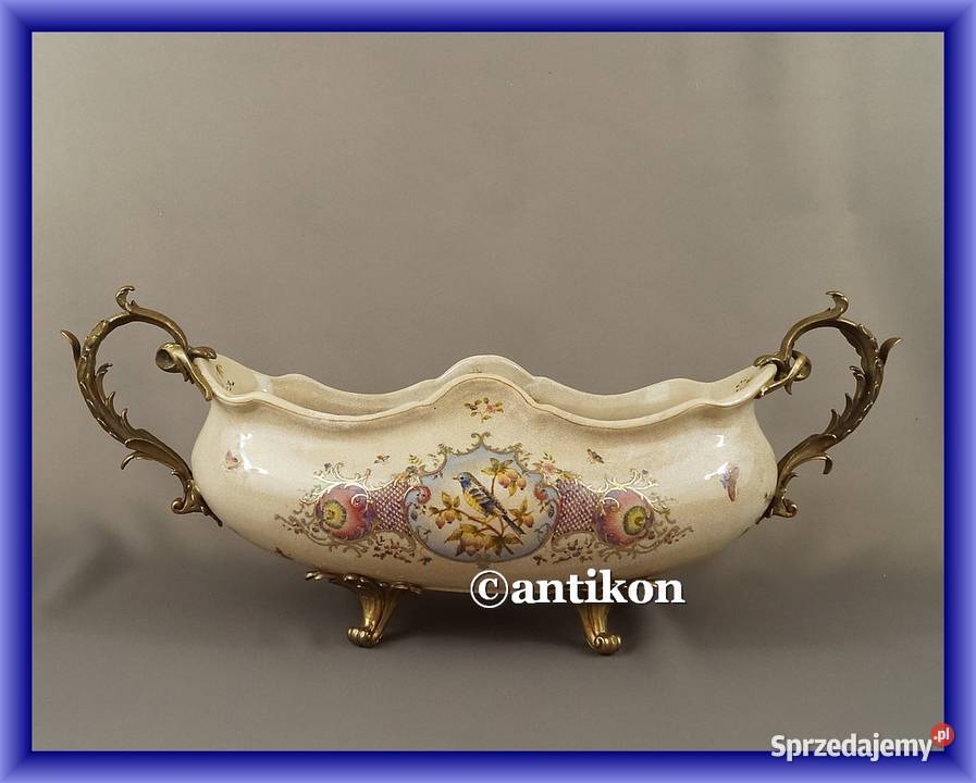 Piękna duża patera z ptakami Gdańsk